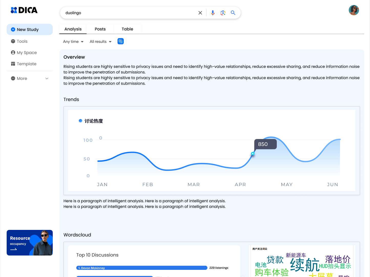 social media research tool